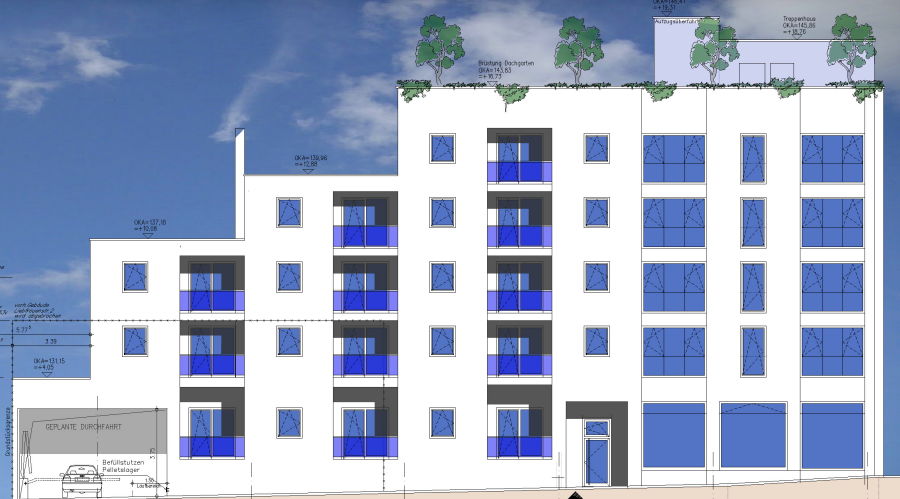 Projekt Altenbochum Straßenansicht